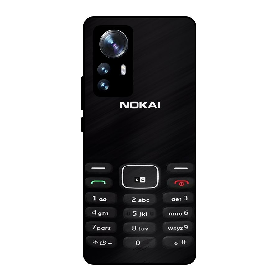 Nokia Bar Print Metal Back Case for Xiaomi 12 Pro