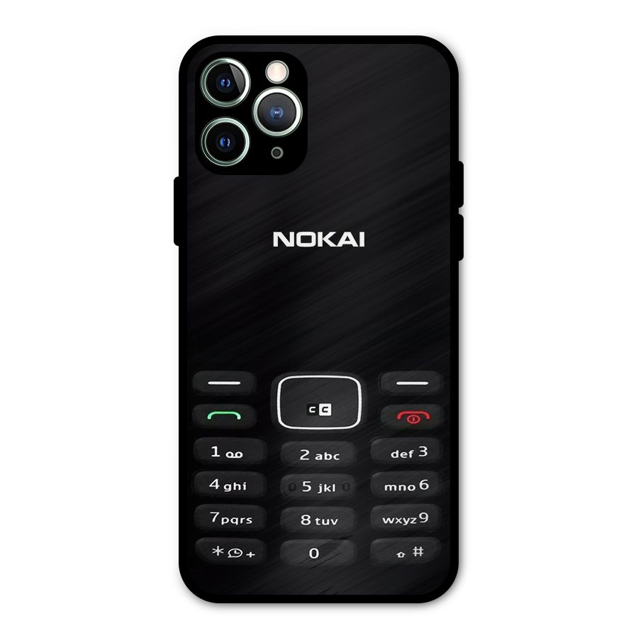 Nokia Bar Print Metal Back Case for iPhone 11 Pro Max