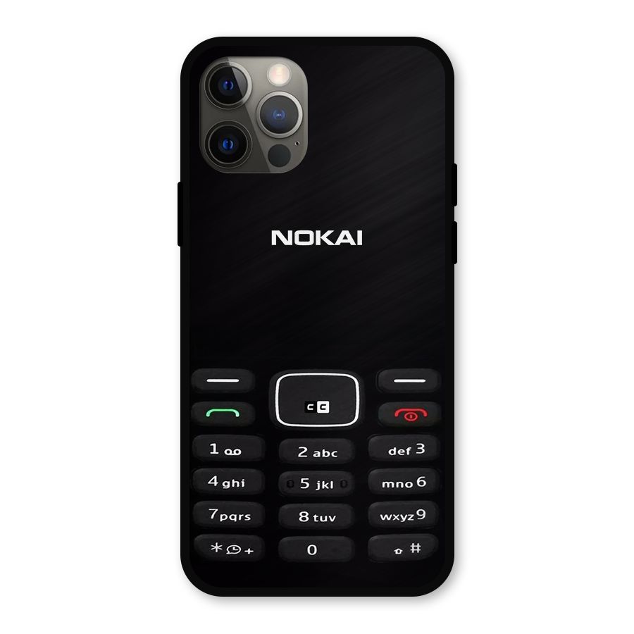Nokia Bar Print Metal Back Case for iPhone 12 Pro