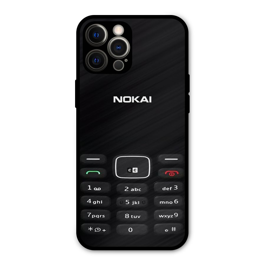 Nokia Bar Print Metal Back Case for iPhone 12 Pro Max