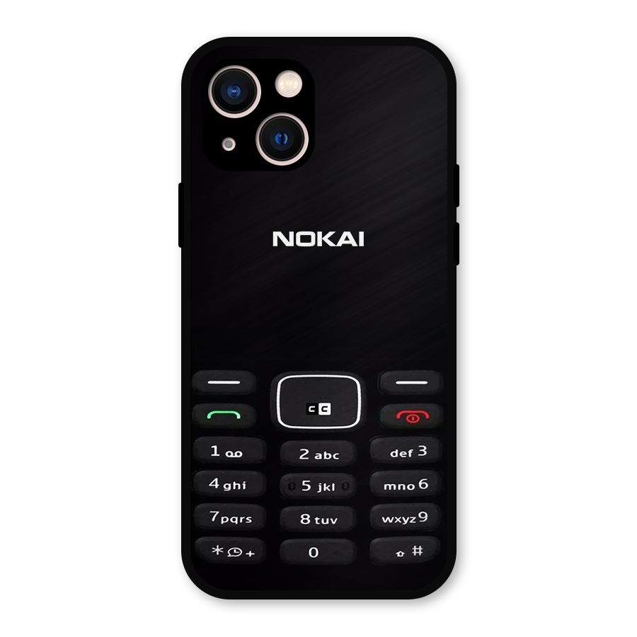 Nokia Bar Print Metal Back Case for iPhone 13