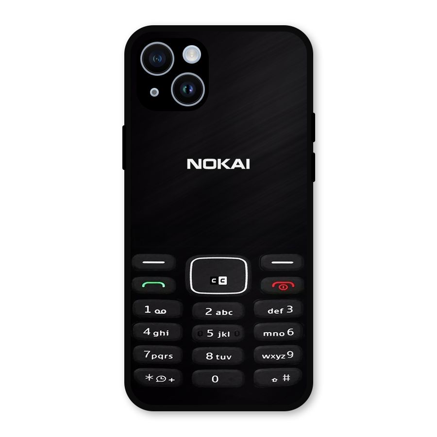 Nokia Bar Print Metal Back Case for iPhone 14