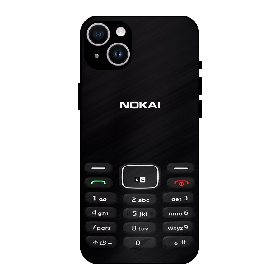 Nokia Bar Print Metal Back Case for iPhone 14 Plus