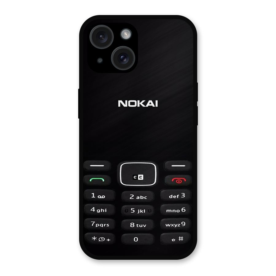 Nokia Bar Print Metal Back Case for iPhone 15