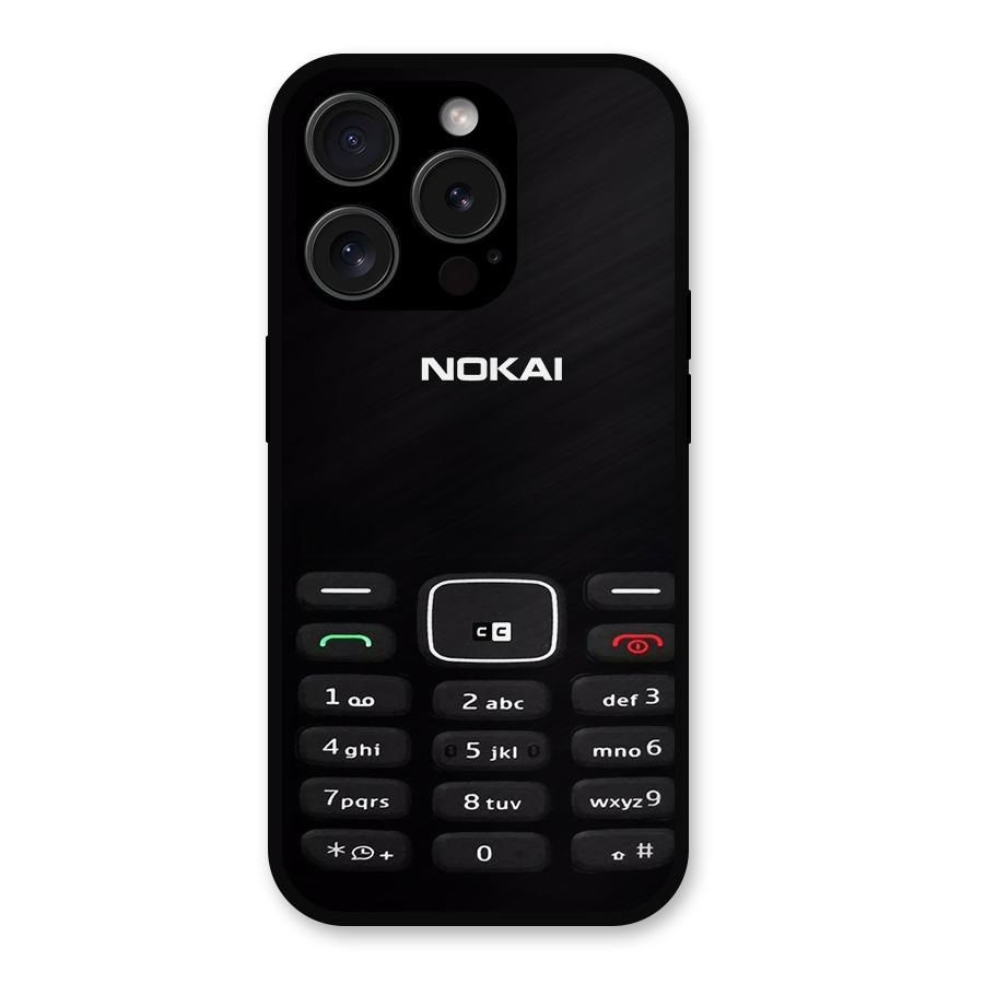 Nokia Bar Print Metal Back Case for iPhone 15 Pro