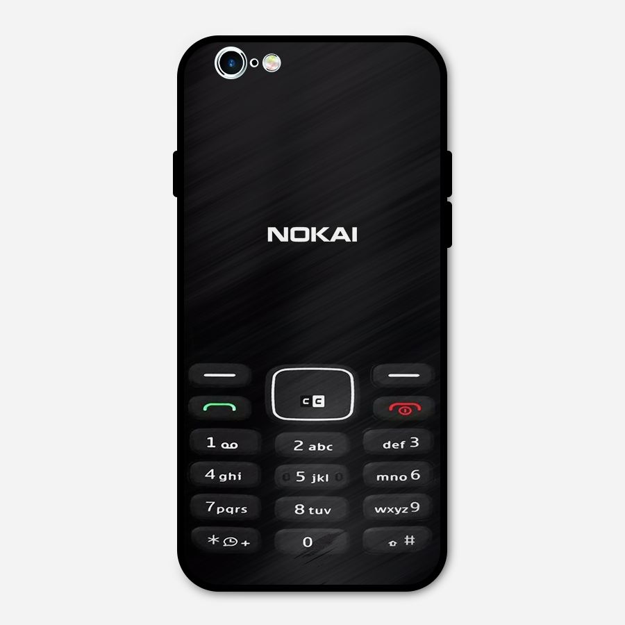 Nokia Bar Print Metal Back Case for iPhone 6 6s