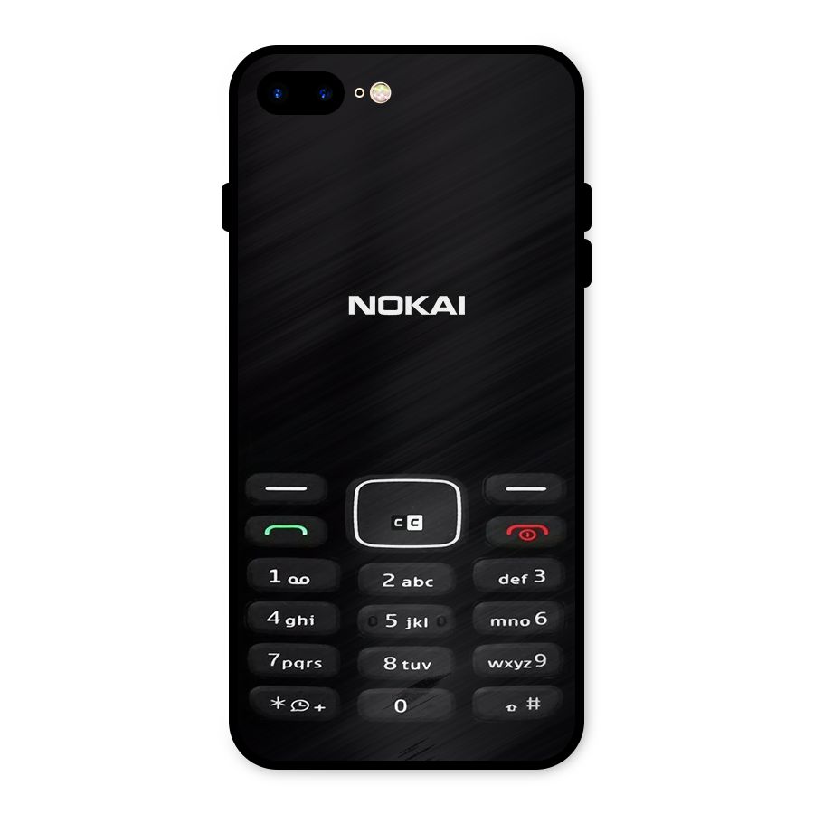 Nokia Bar Print Metal Back Case for iPhone 7 Plus