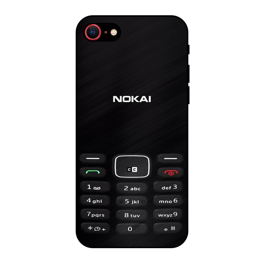 Nokia Bar Print Metal Back Case for iPhone 8