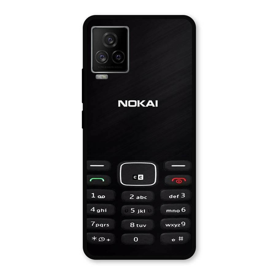 Nokia Bar Print Metal Back Case for iQOO 7 Legend 5G