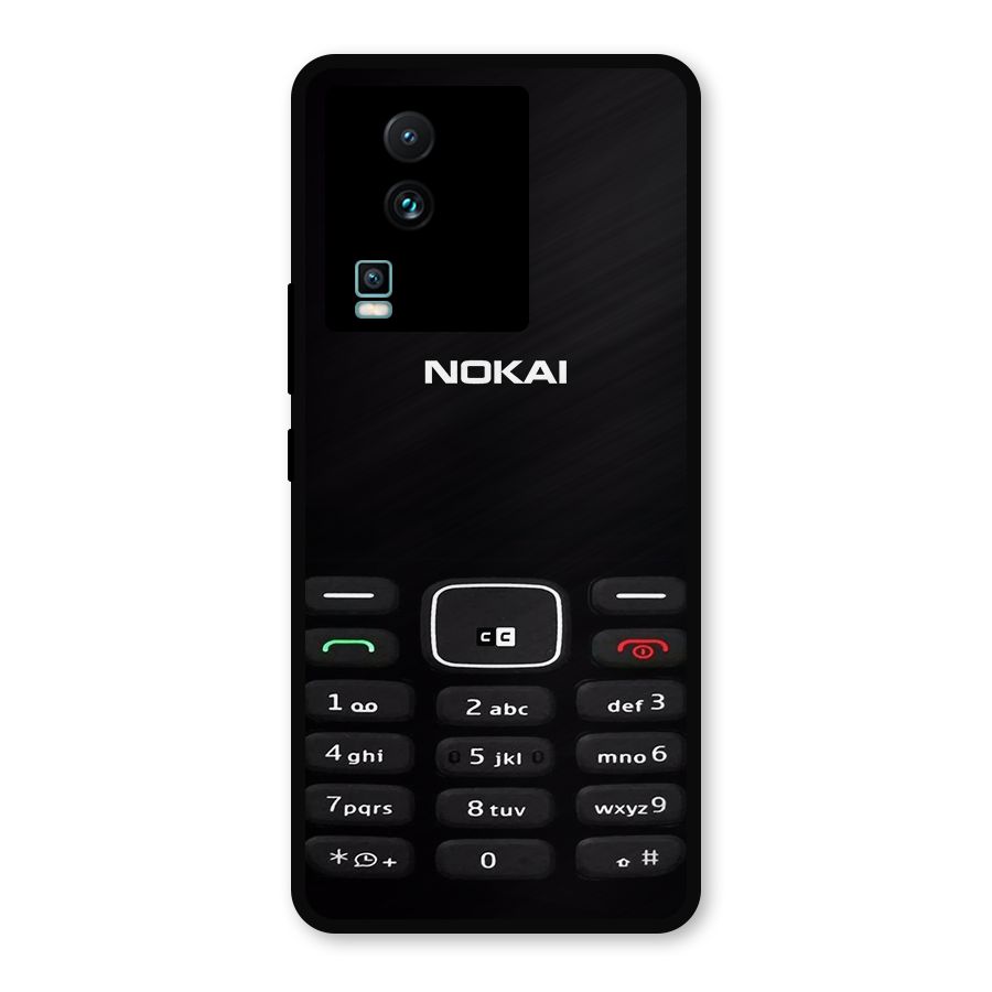 Nokia Bar Print Metal Back Case for iQOO Neo 7 Pro