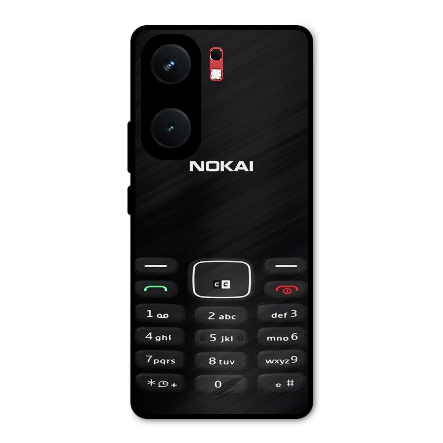 Nokia Bar Print Metal Back Case for iQOO Neo 9 Pro