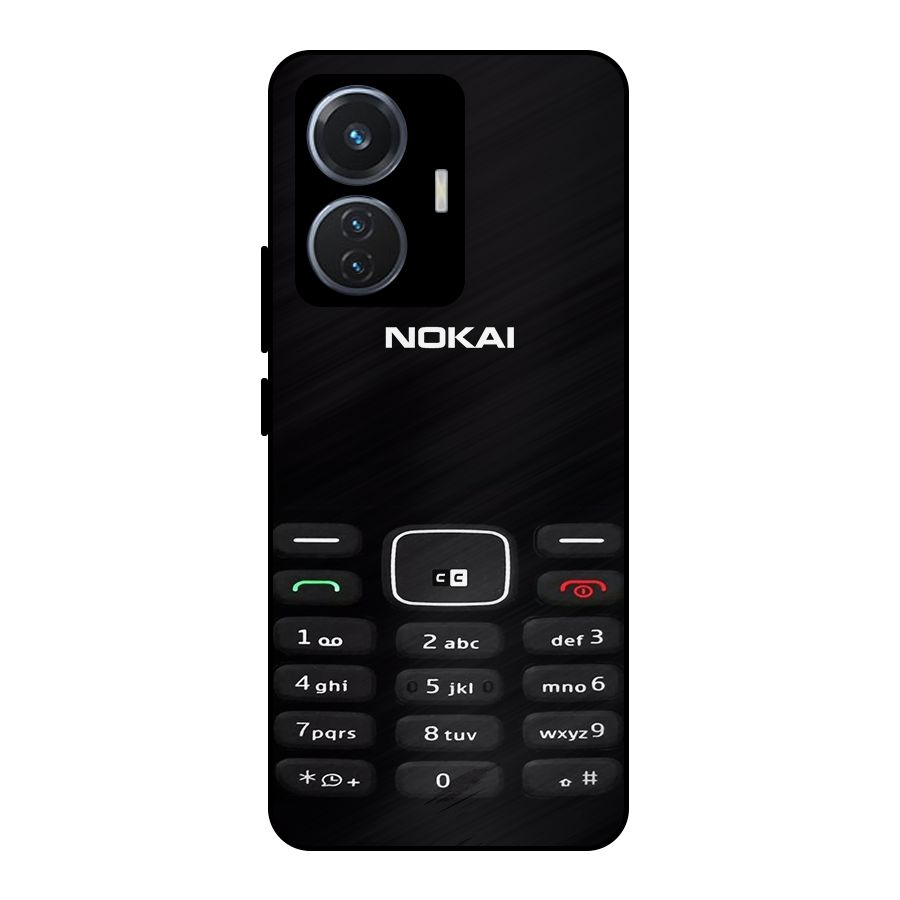 Nokia Bar Print Metal Back Case for iQOO Z6 44W
