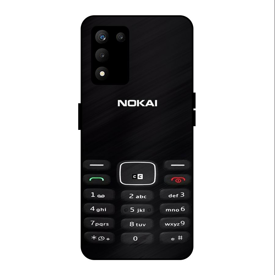 Nokia Bar Print Metal Back Case for realme 9 5G SE