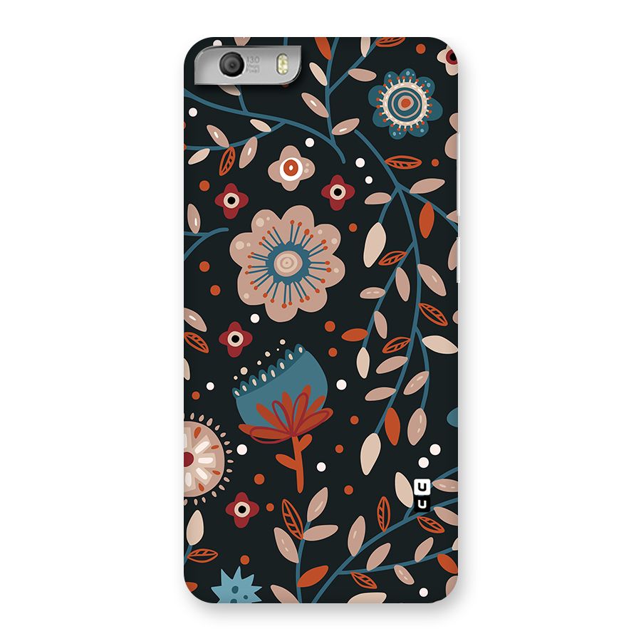 Nordic Arts Flowery Space Back Case for Canvas Knight 2