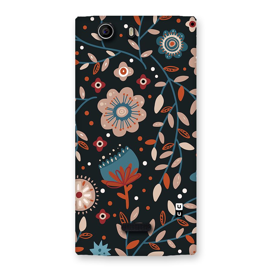Nordic Arts Flowery Space Back Case for Canvas Nitro 2 E311
