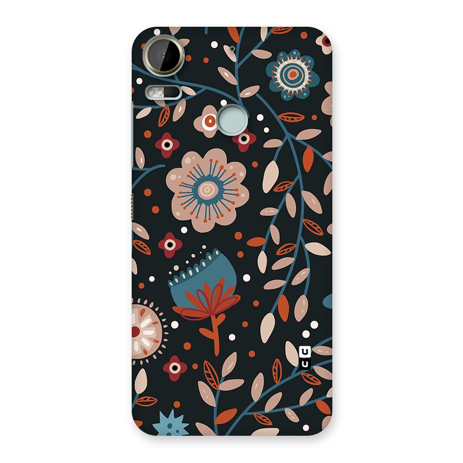 Nordic Arts Flowery Space Back Case for Desire 10 Pro