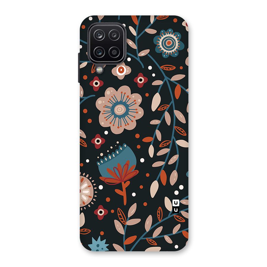 Nordic Arts Flowery Space Back Case for Galaxy A12