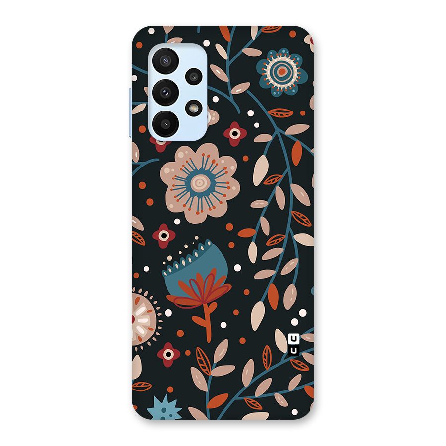 Nordic Arts Flowery Space Back Case for Galaxy A23