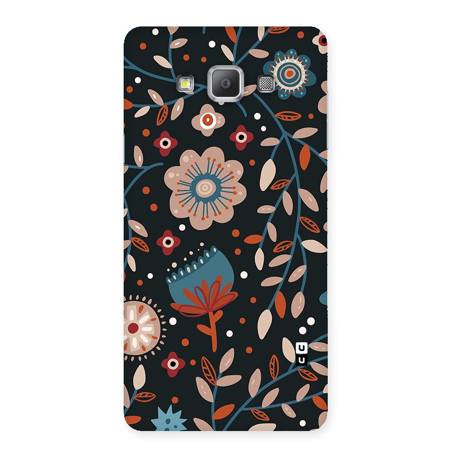 Nordic Arts Flowery Space Back Case for Galaxy A7