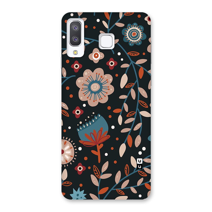 Nordic Arts Flowery Space Back Case for Galaxy A8 Star