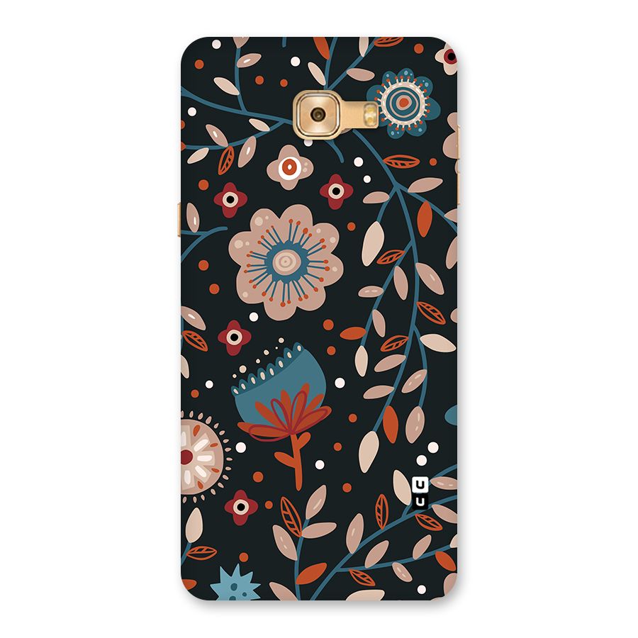 Nordic Arts Flowery Space Back Case for Galaxy C9 Pro