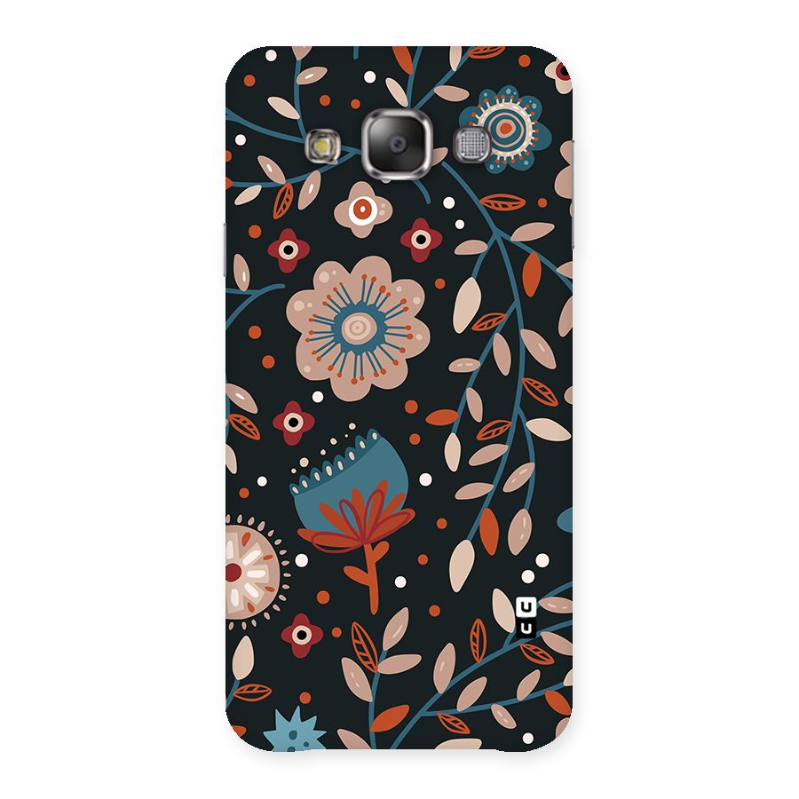 Nordic Arts Flowery Space Back Case for Galaxy E7