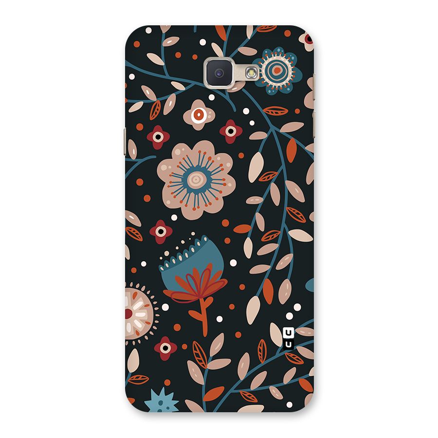 Nordic Arts Flowery Space Back Case for Galaxy J5 Prime