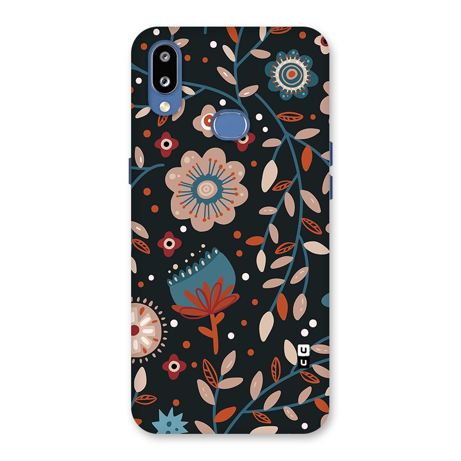 Nordic Arts Flowery Space Back Case for Galaxy M01s