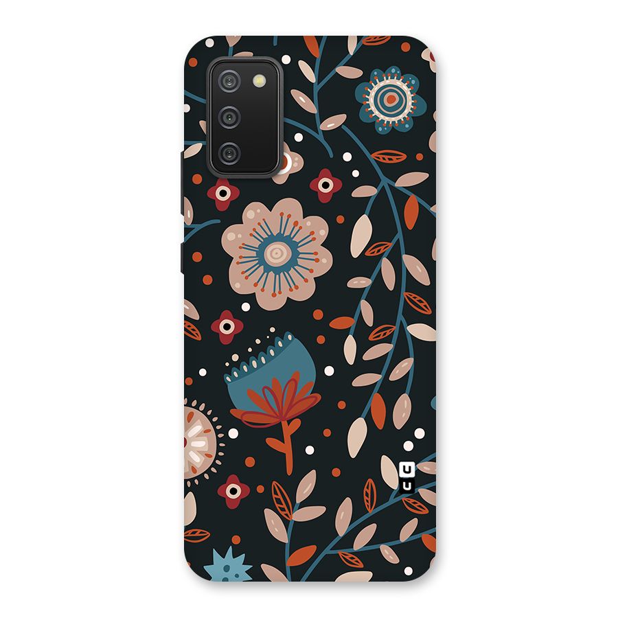 Nordic Arts Flowery Space Back Case for Galaxy M02s