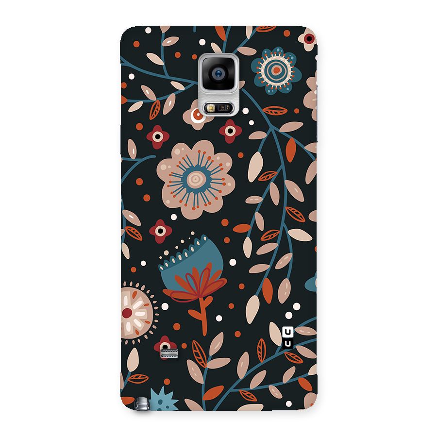 Nordic Arts Flowery Space Back Case for Galaxy Note 4