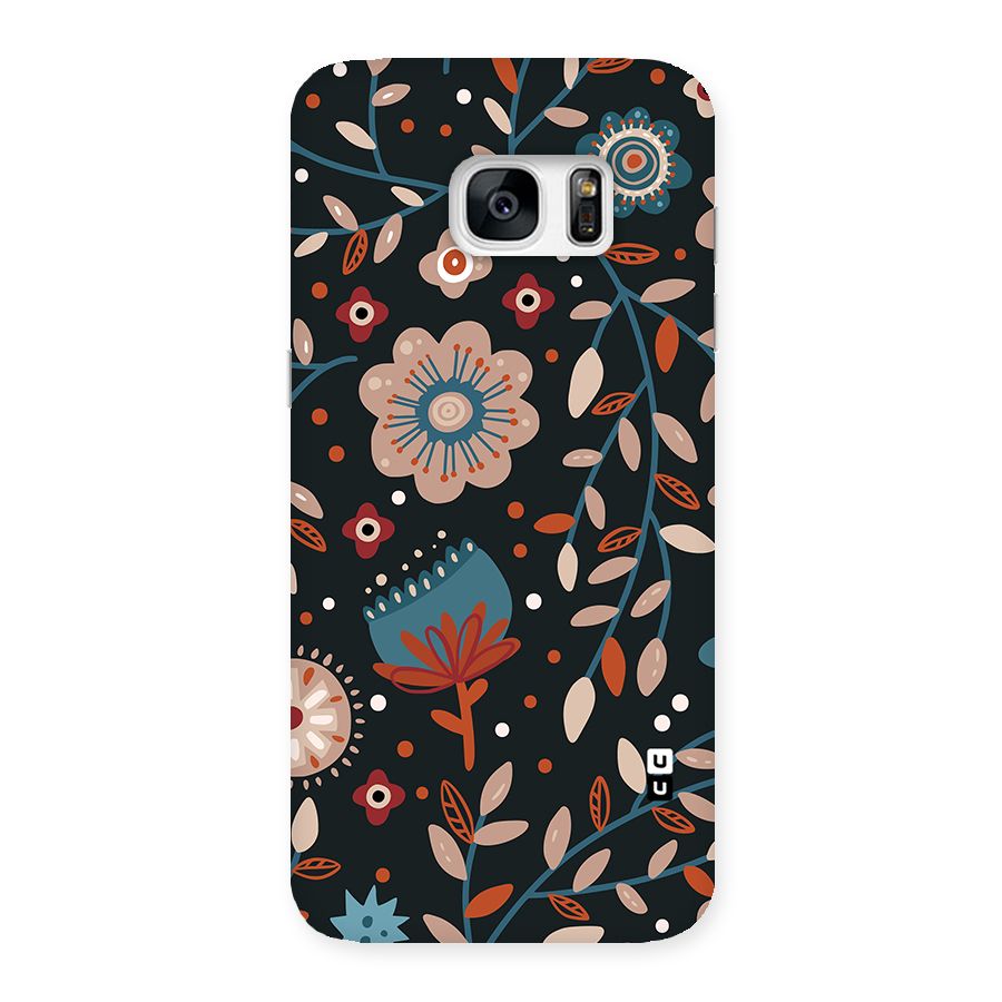Nordic Arts Flowery Space Back Case for Galaxy S7 Edge
