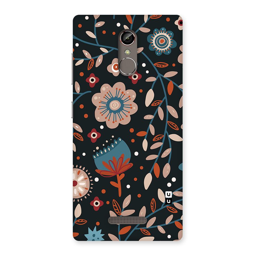 Nordic Arts Flowery Space Back Case for Gionee S6s