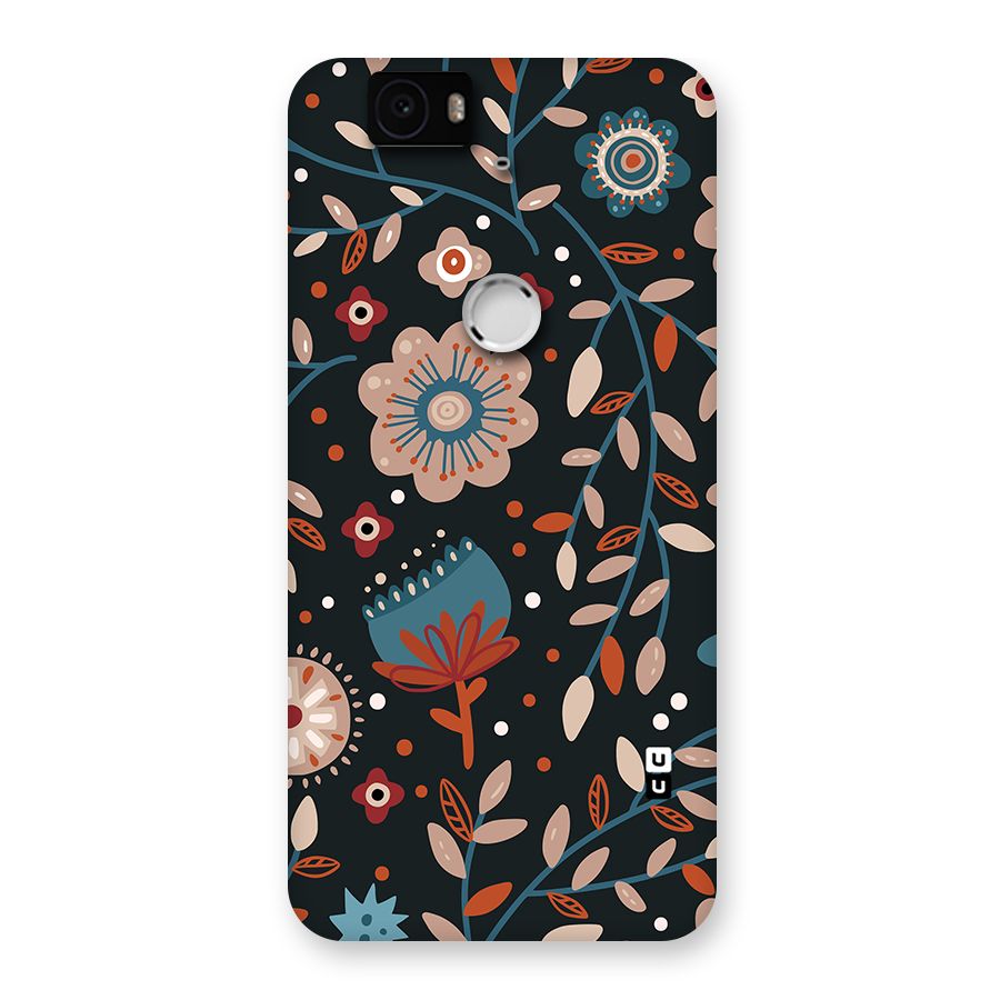 Nordic Arts Flowery Space Back Case for Google Nexus 6P