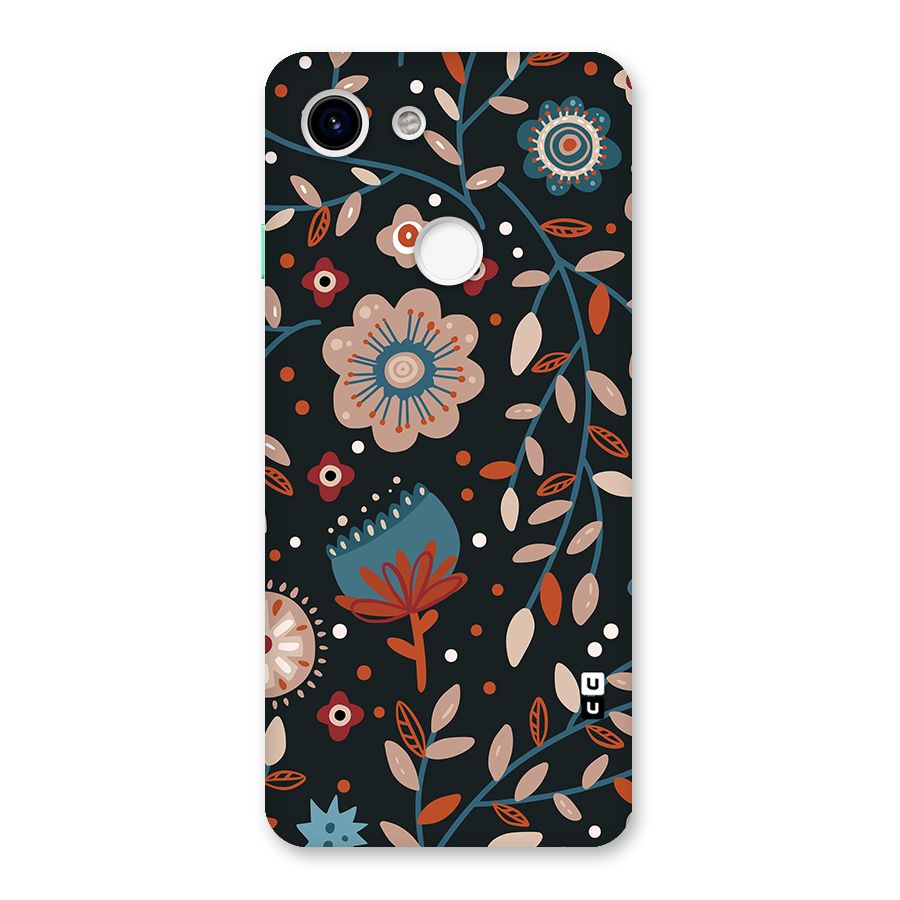 Nordic Arts Flowery Space Back Case for Google Pixel 3
