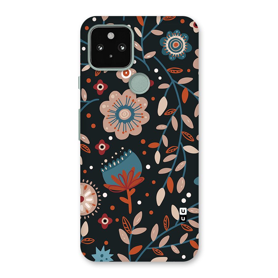 Nordic Arts Flowery Space Back Case for Google Pixel 5