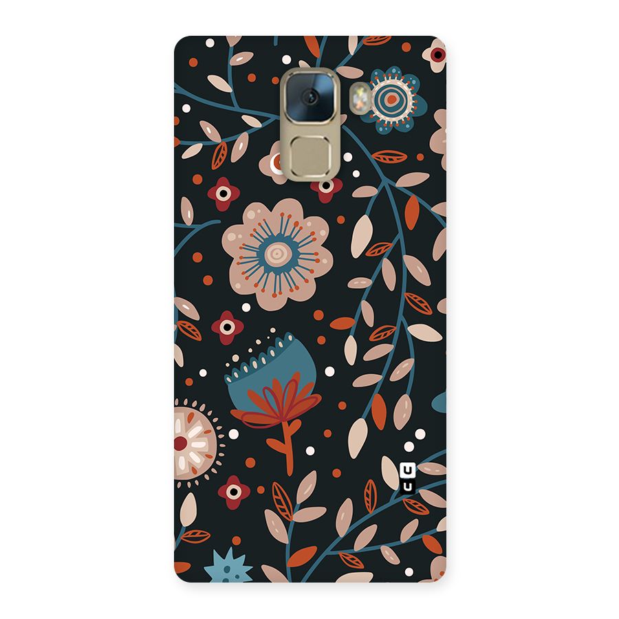 Nordic Arts Flowery Space Back Case for Honor 7
