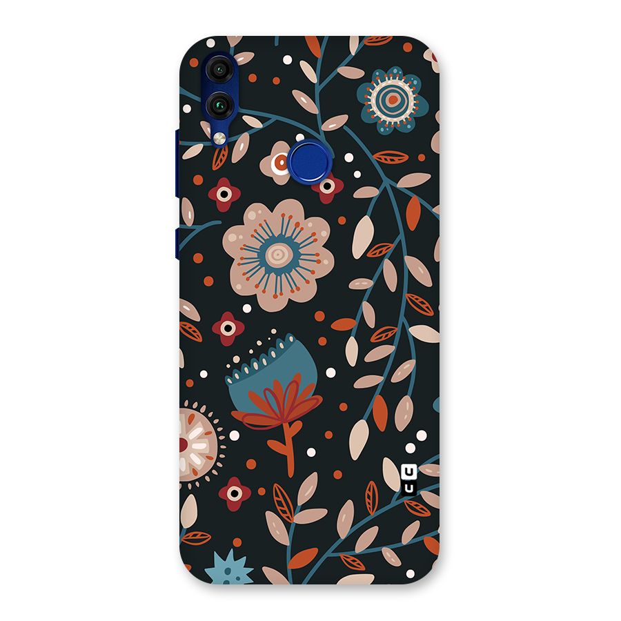 Nordic Arts Flowery Space Back Case for Honor 8C