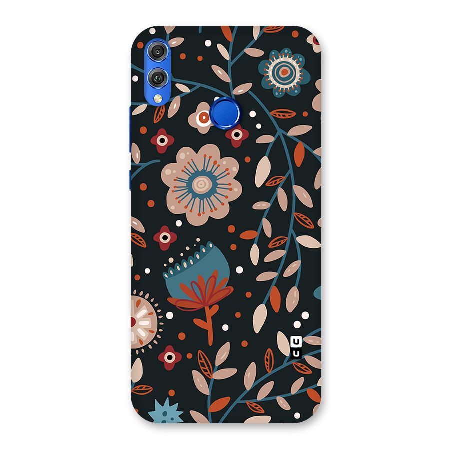 Nordic Arts Flowery Space Back Case for Honor 8X