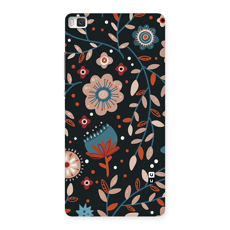 Nordic Arts Flowery Space Back Case for Huawei P8