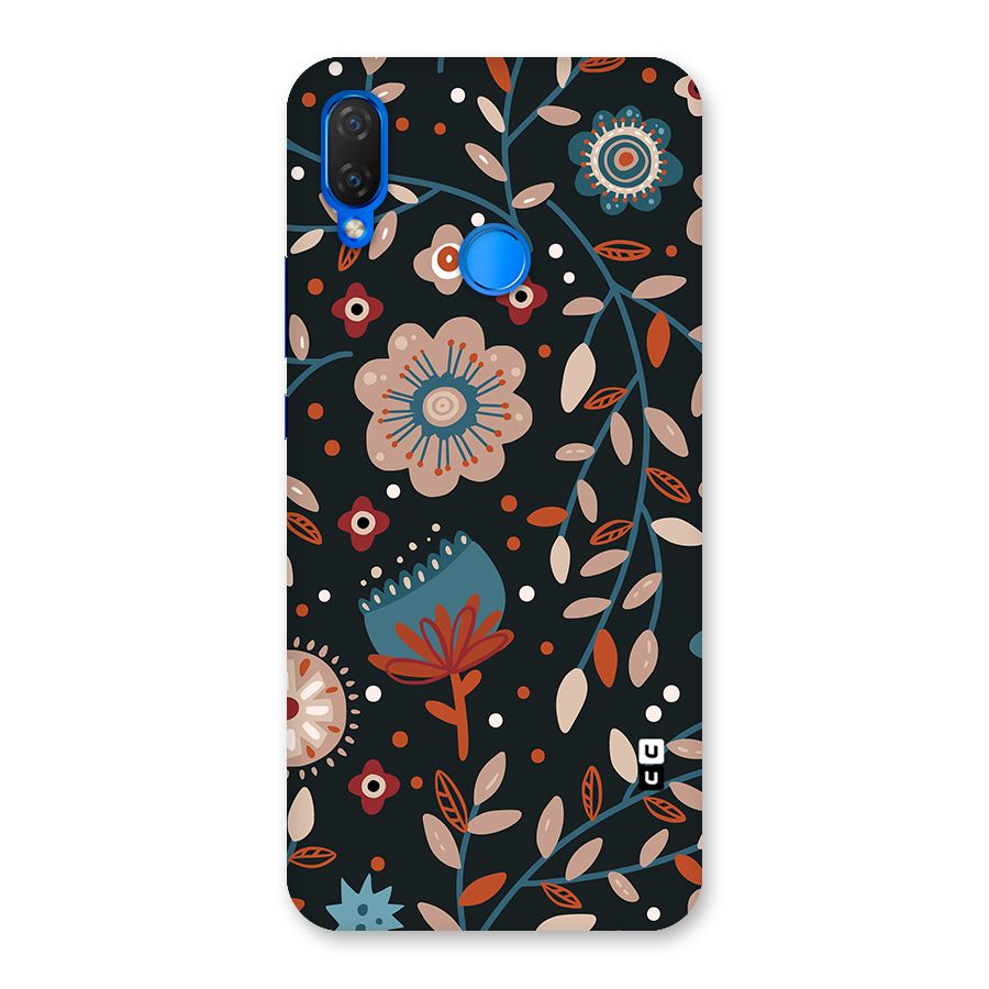 Nordic Arts Flowery Space Back Case for Huawei P Smart+