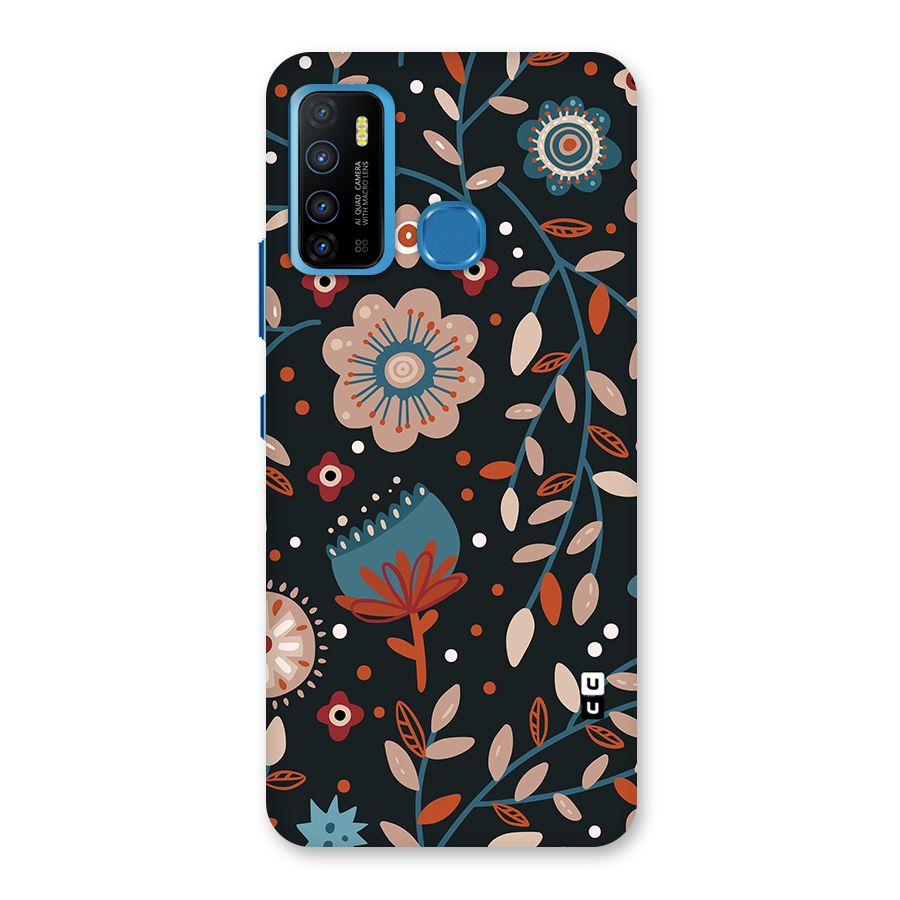 Nordic Arts Flowery Space Back Case for Infinix Hot 9