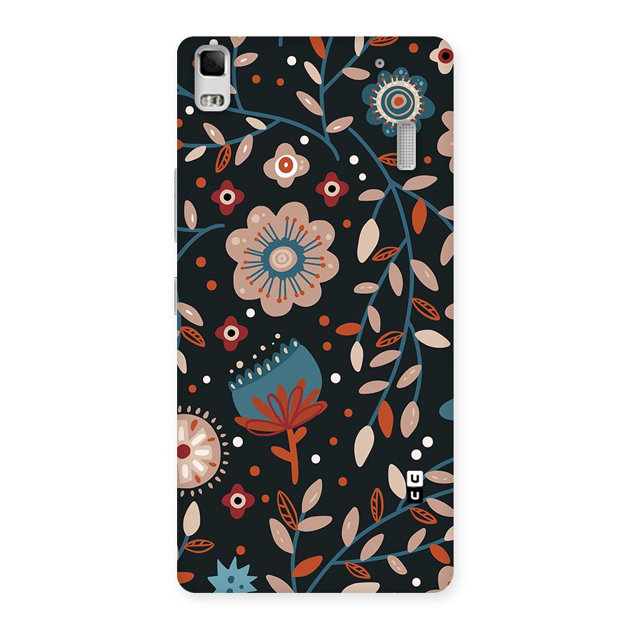 Nordic Arts Flowery Space Back Case for Lenovo A7000