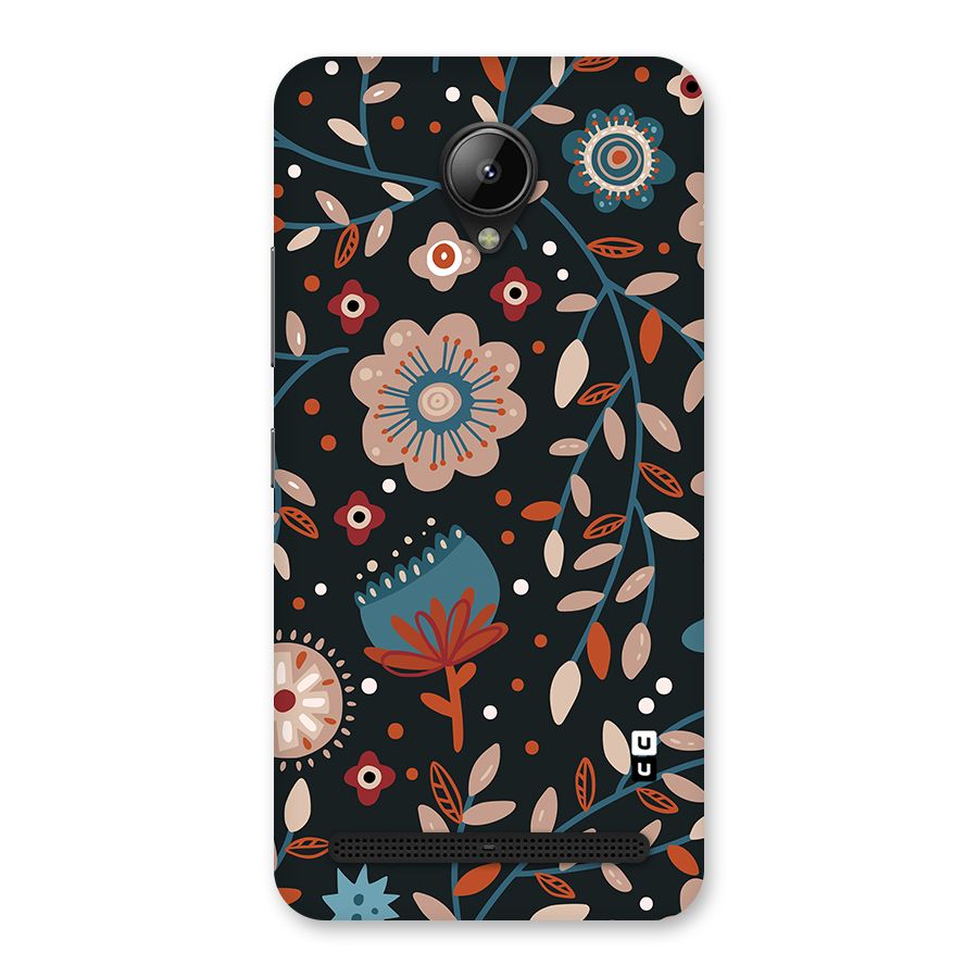 Nordic Arts Flowery Space Back Case for Lenovo C2