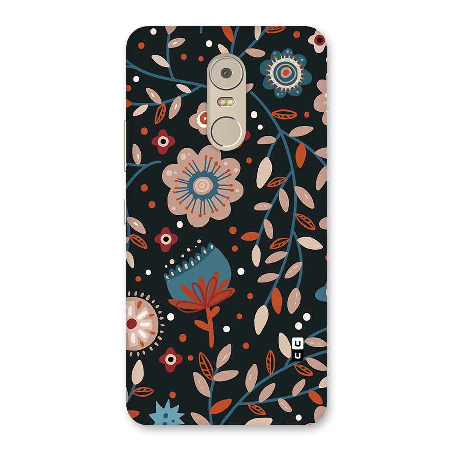Nordic Arts Flowery Space Back Case for Lenovo K6 Note