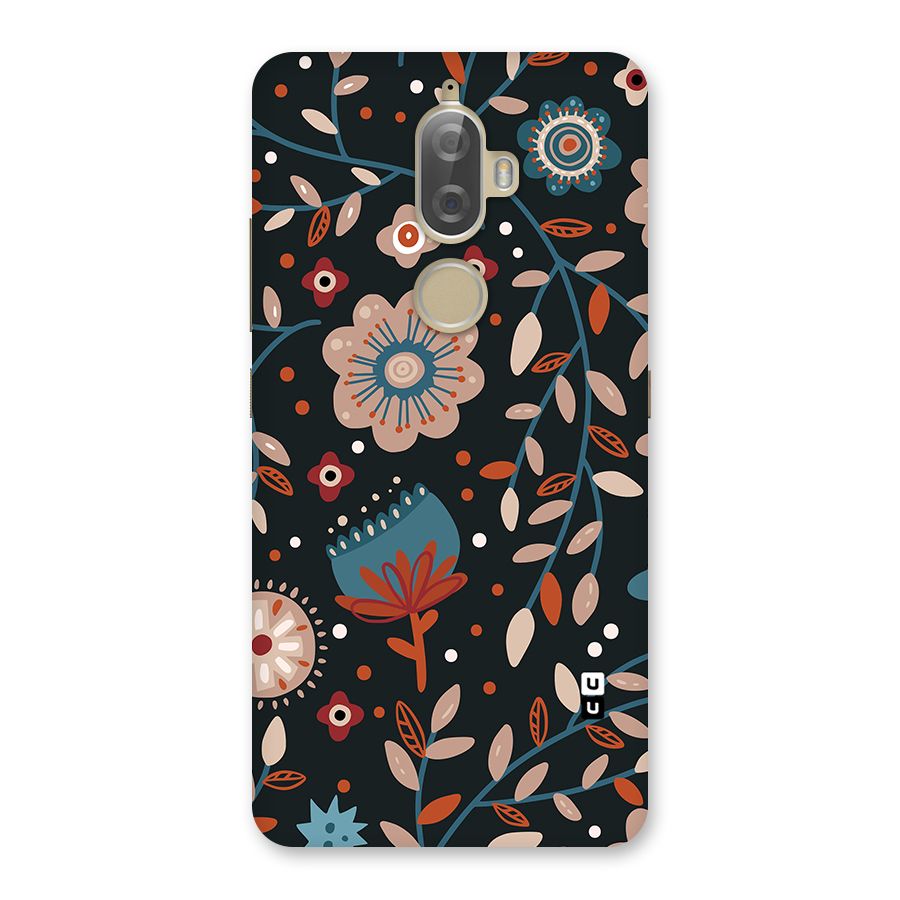 Nordic Arts Flowery Space Back Case for Lenovo K8 Plus