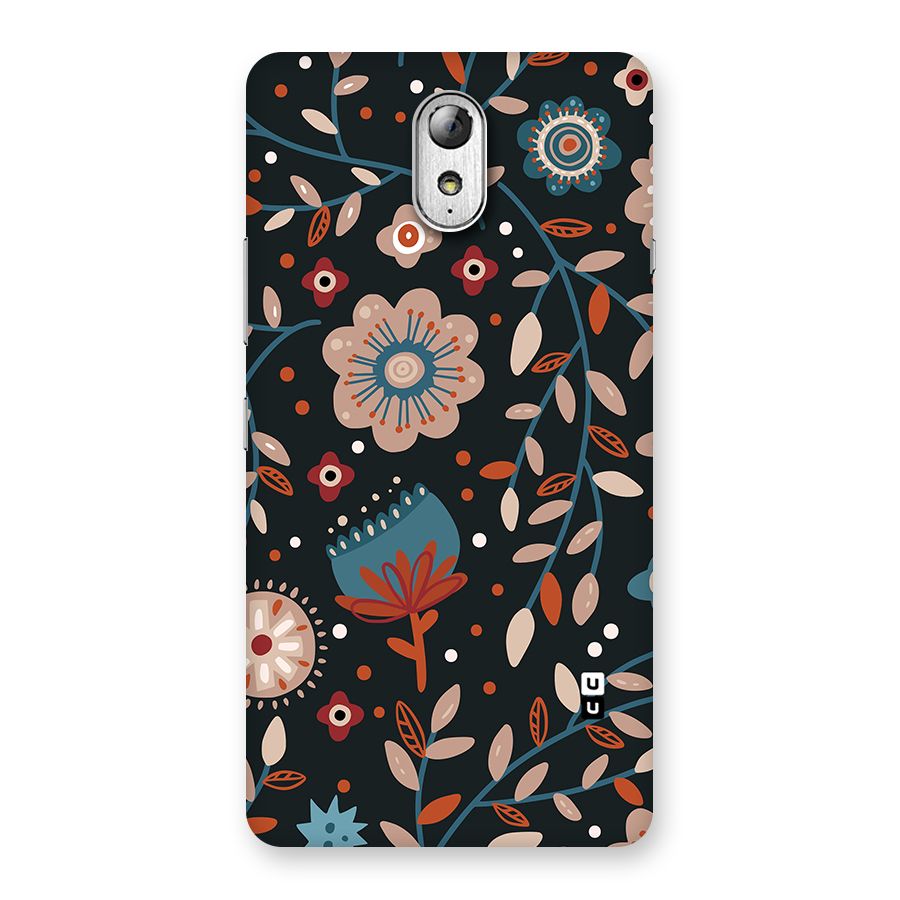 Nordic Arts Flowery Space Back Case for Lenovo Vibe P1M