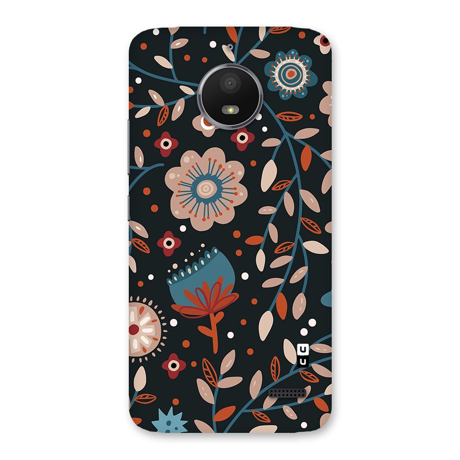 Nordic Arts Flowery Space Back Case for Moto E4