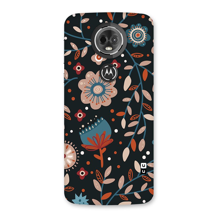 Nordic Arts Flowery Space Back Case for Moto E5 Plus