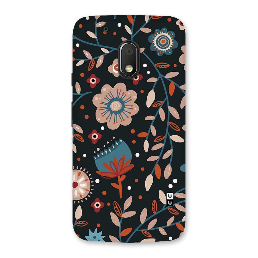 Nordic Arts Flowery Space Back Case for Moto G4 Play