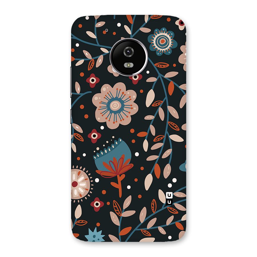 Nordic Arts Flowery Space Back Case for Moto G5